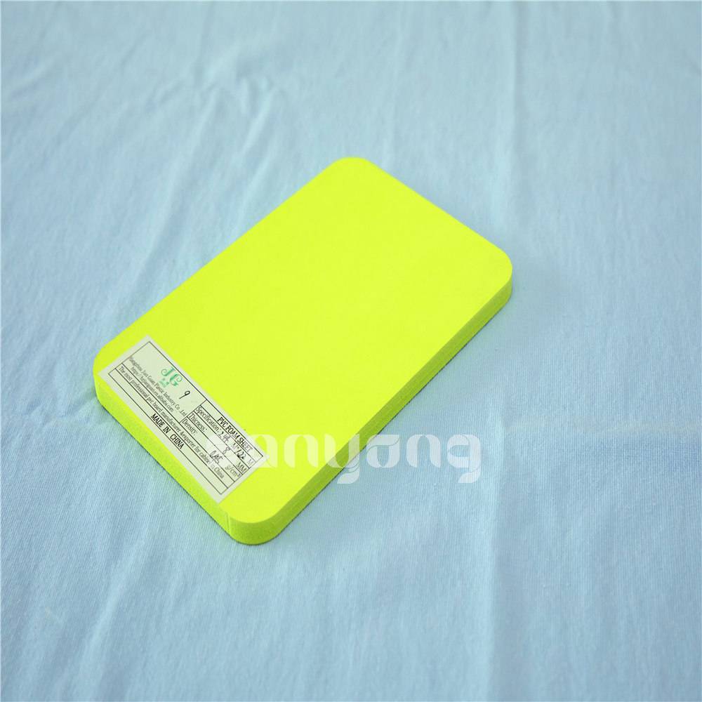Green PVC Color Foam Board PVC foam sheet PVC board