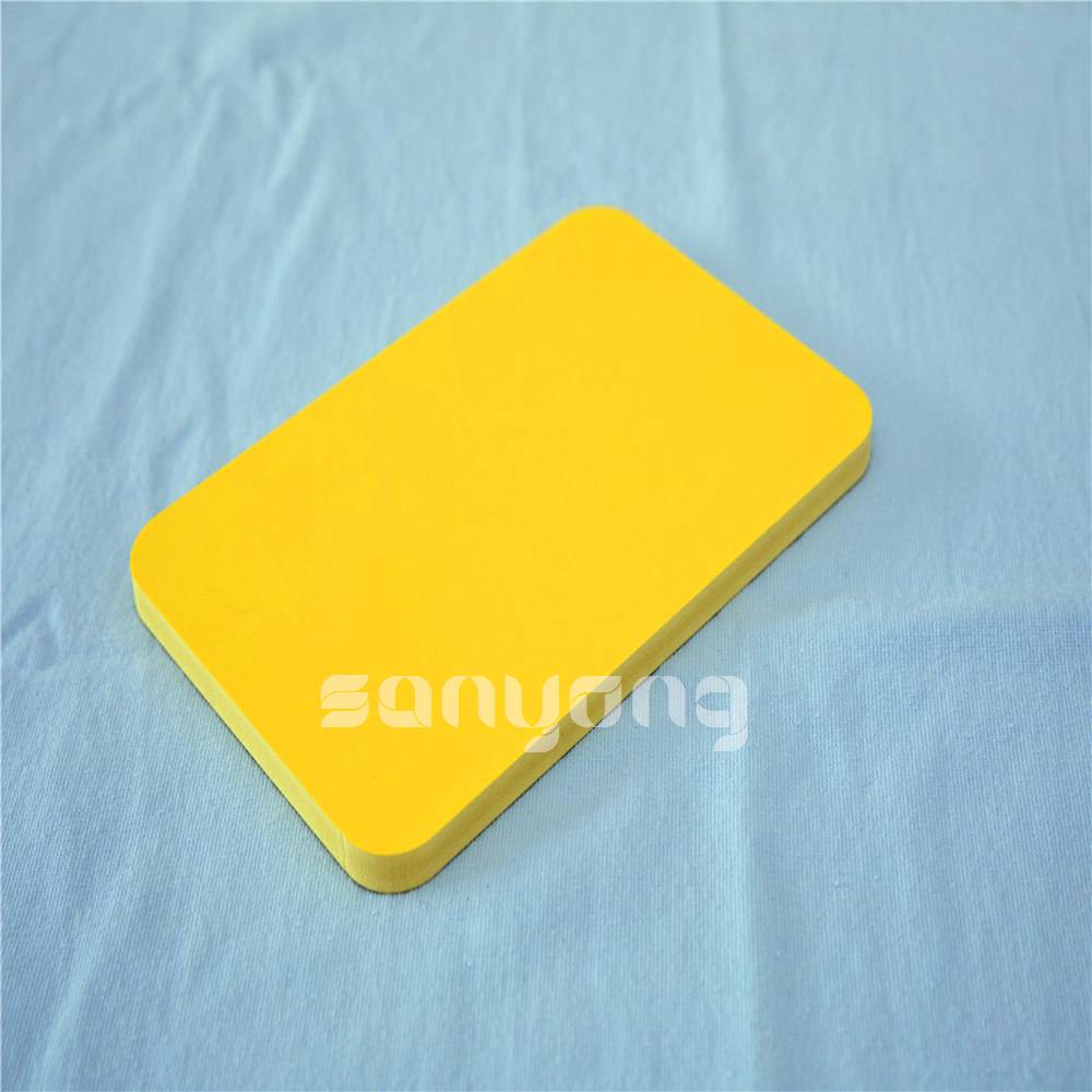 Yellow PVC Color Foam Board PVC Forex board Plastic advertisement board