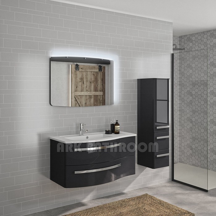 China Bathroom Cabinet PVC modern bathroom vanity factory
