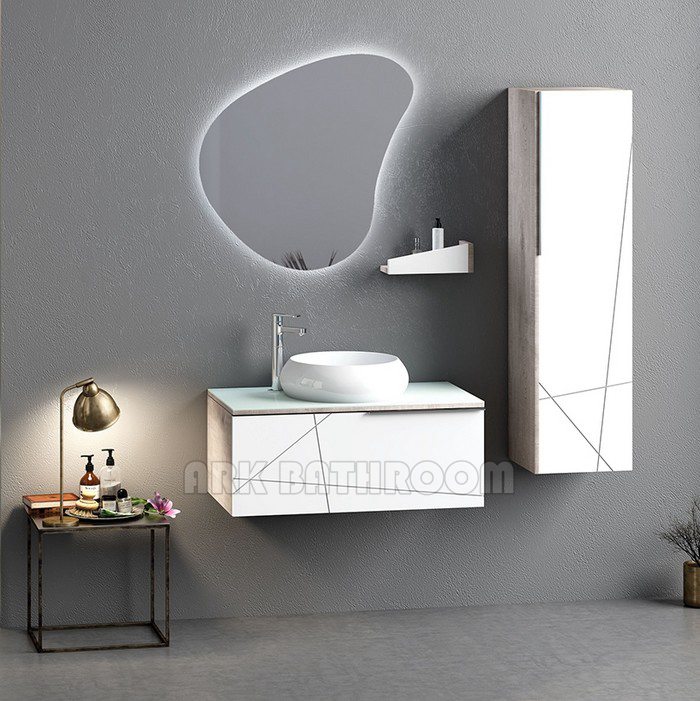 China Bathroom Cabinet PVC modern bathroom vanity factory