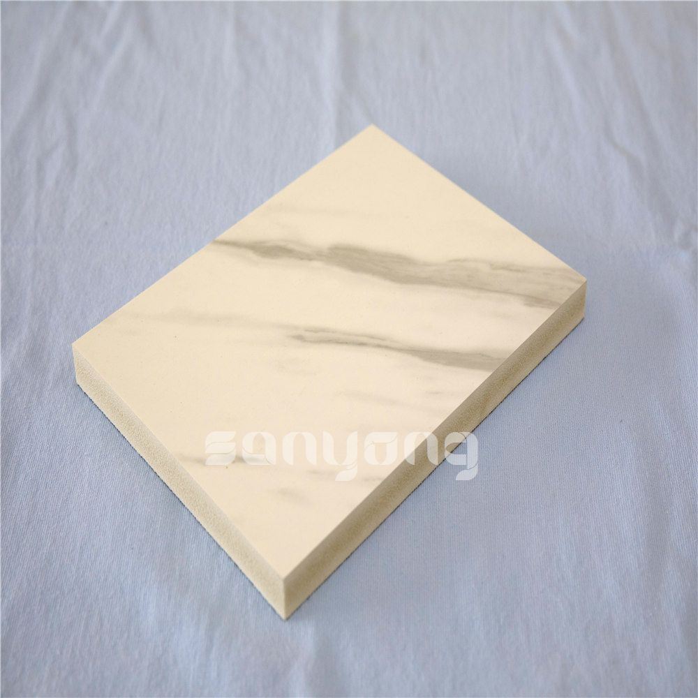 PVC Laminated Celuka foam board PVC laminate foam board PVC film sheet AP084