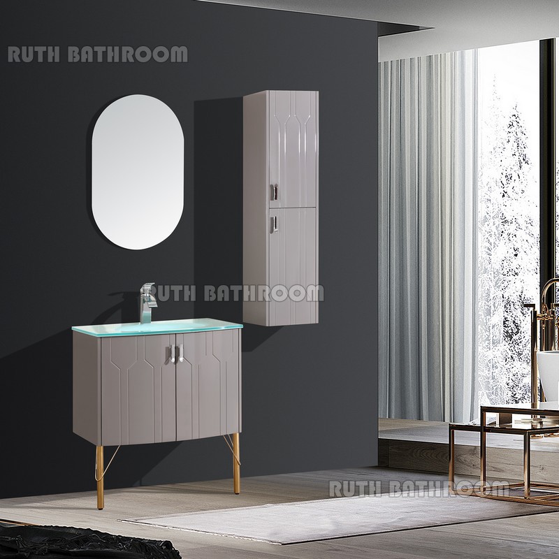 Standing Italy bathroom wash cabinet basin bathroom vanity factory N22007