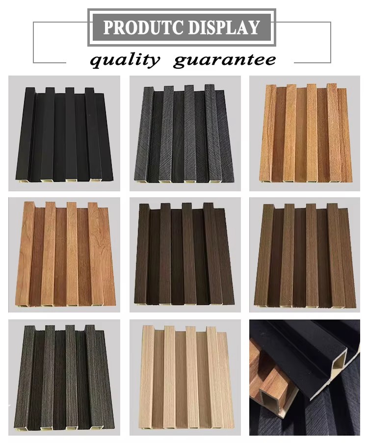 WPC Wall Panel for Interior & Exterior Use | Waterproof Wood Plastic Cladding